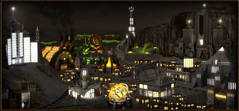 Town Screen (scrapped design)