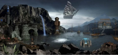 Early Cove with Flying Jadamean (pre-release) (screen by Alex-ander)