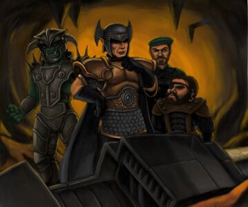 Kastore and others (art by Agar)