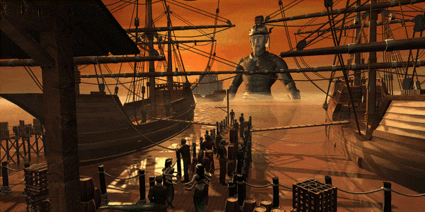 Bracadan forces preparing to embark on the Nighon Straits (Tunnels and Troglodytes  prologue)
