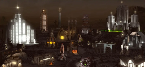 Town Screen (scrapped design)
