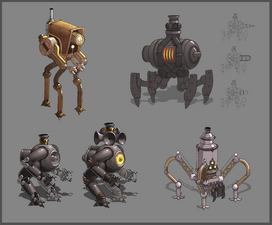 Automaton early concepts (art by Don_ko)