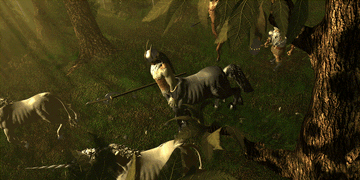 Unicorns in a Rampart army (Driving for the Boots  prologue)