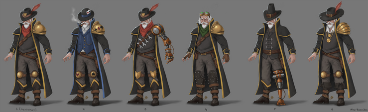 Bounty Hunter concepts (art by Alina Besanidou)