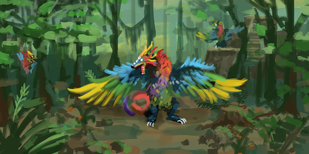 Cutscene concept (art by Docent Picolan)