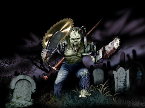 Cyber-Zombie loading screen