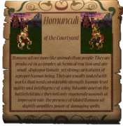 Information on Homunculi