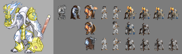 Yeti (sketch by Agar, models by Alex-ander)