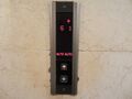 A typical 1990s Hyundai hall station with square plastic buttons. This is the plastic panel.