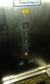 Floor buttons in a Mitsubishi GPX elevator.