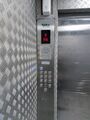 Older Nidec car station with LED dot matrix floor indicator.