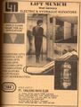 Lift Munich advertisement (source: Yellow Pages Indonesia, 1990)