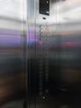 Floor buttons used in a high rise Sigma Iris elevator in Jakarta.