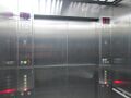 A late Schindler 5400 AP elevator with red D-Line D2 buttons and Vander LED floor indicators.