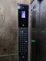 A high rise Hyundai elevator with Type 21 buttons.