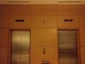 A set of two Mitsubishi GPS-III elevators at Grand Surya Hotel, Kediri.
