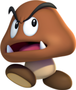 The Goomba, one of Bowser's weakest (and most common) minions