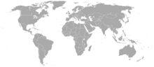 Blank political map of Earth