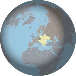 Location of the Czech Republic in the Union of Sovereign European States