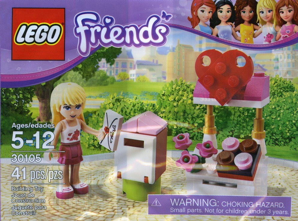 Lego FRIENDS #30105 Stephanie Valentines Heart Mailbox & Chocolates