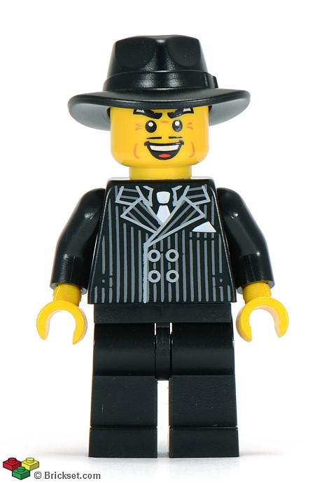 NEW LEGO CLASSIC MOBSTER MINIFIG mob mafia minifigure violin case baseball bat 