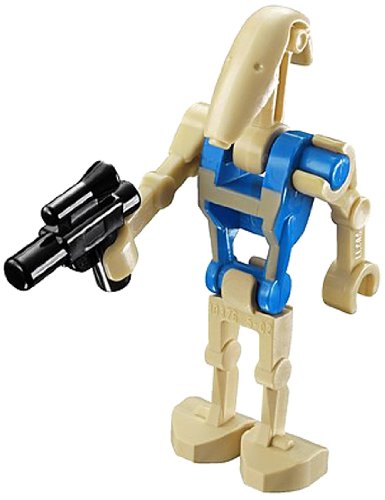 Lego Minifigure Star Wars Episodes 1 Battle Droid Pilot Blue Torso Sw0300 