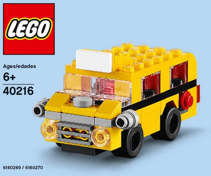 Car and Petrol Pump Polybag Lego 40277 Monthly Store Build February 2018 
