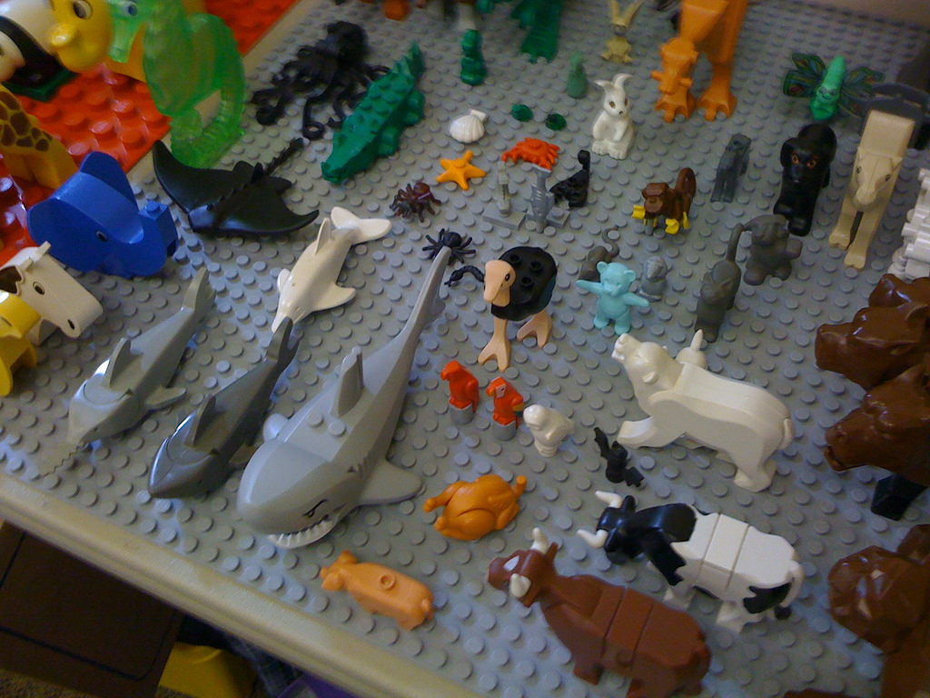 Lego discount animal minifigures