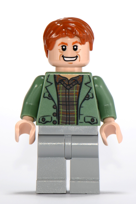 Dark Tan Sweater Details about   LEGO® Minifigure Arthur Weasley Harry Potter Theme 