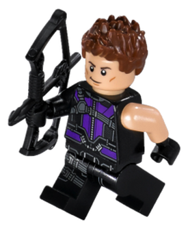 Details about   Lego Marvel Super Heroes Minifig Hawkeye Black Suit 6867 6868 30165 KY68 
