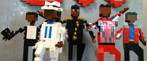 MICHAEL JACKSON FIGURE NOVELTY GIFT TOY SIMILAR TO LEGO BAD THRILLER MJ HAT 