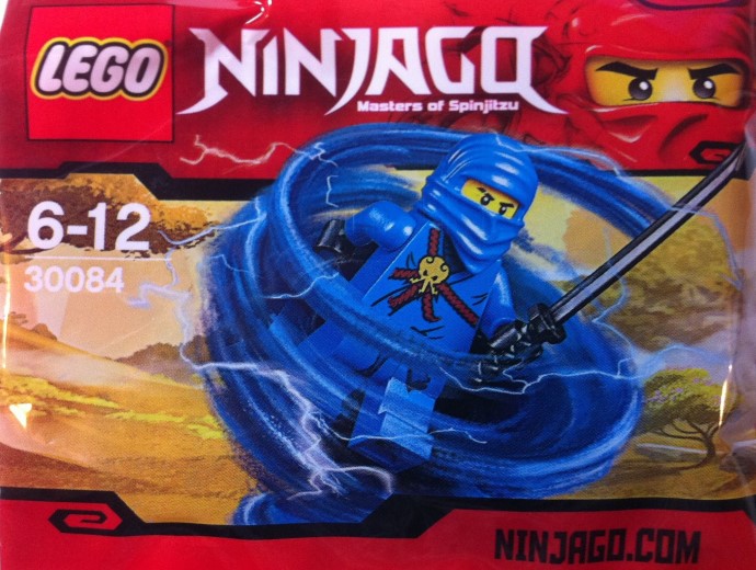 Ninjago Lego mini figure JAY ZX blue ninja  30085 66444 9442 