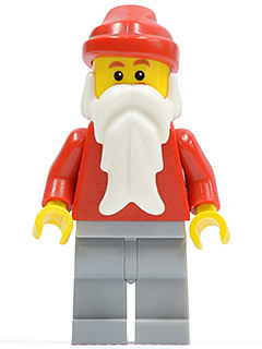 LEGO NEW SANTA CLAUS CHRISTMAS XMAS RED HOLIDAY SERIES MINIFIGURE BEARD FIGURE 