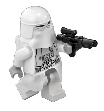 LEGO Star Wars Snowtrooper Minifigure Torso Body Part Accessory 