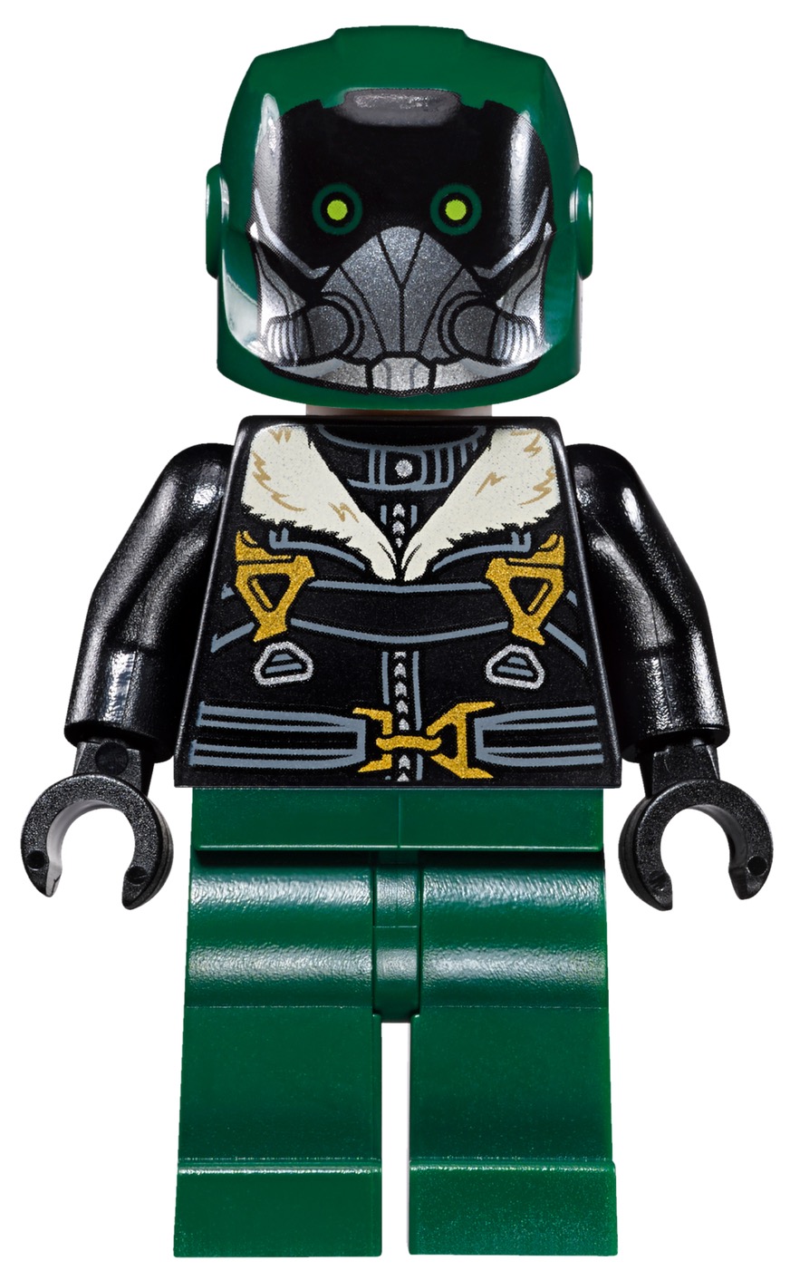 Lego Vulture 76059 Green Costume and Falcon Wings Super Heroes Minifigure 