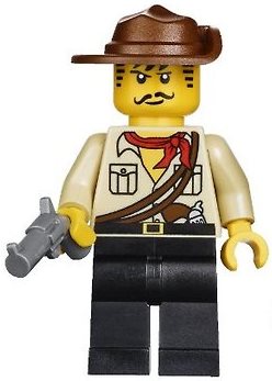 Lego Adventurers adv010 Johnny Thunder 