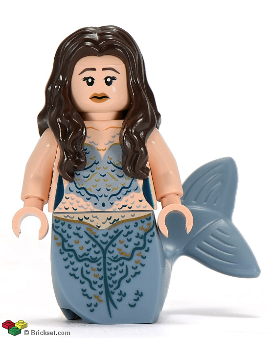 TORSO F019 Lego Female Mermaid Sand Blue Scales Pattern NEW Syrena POTC Lt Flesh 