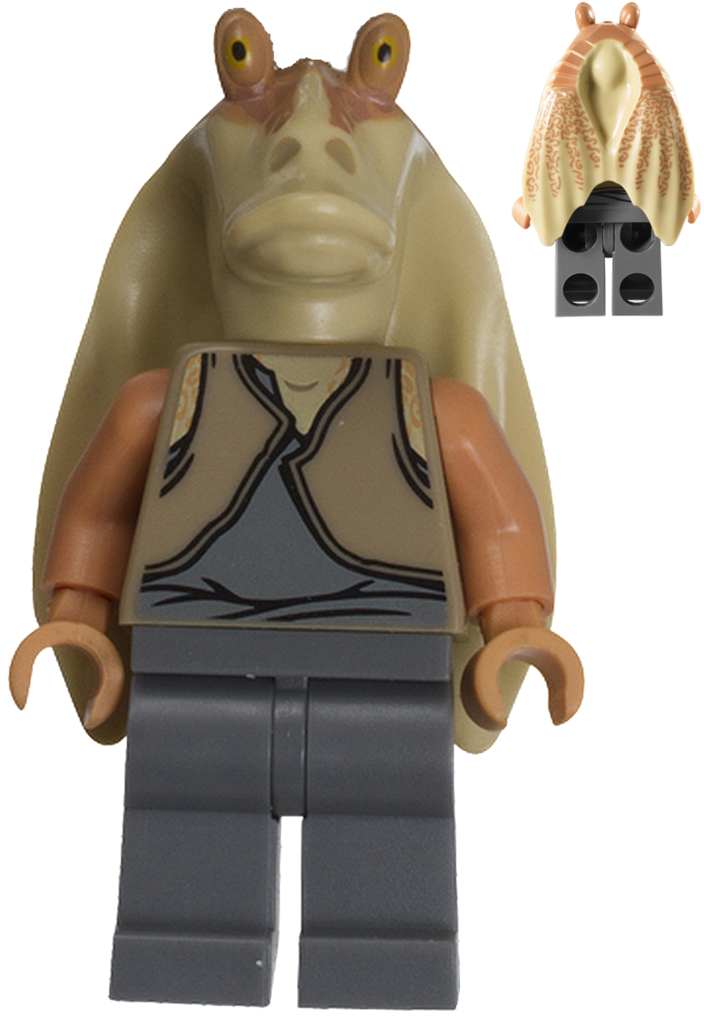 Jar Jar Binks Gungan Minifigur Passt Lego Toy Star Wars Clone Wars PG710 