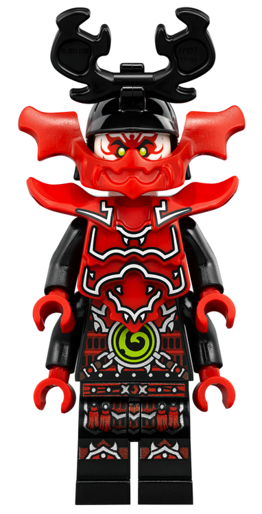 General Kozu 70504 Stone Army General Red 4 arms Ninjago Lego Minifigure Figure 