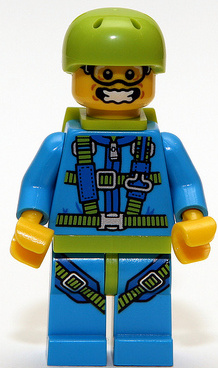 Skydiver-serie Minifigura Lego 10 