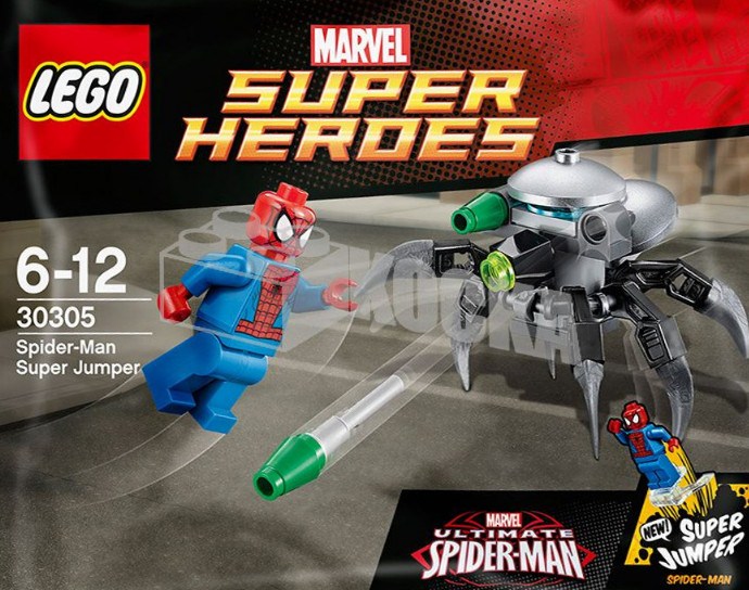 LEGO Marvel SH 30305 Spider Man Super Jumper Polybag Neuf Sachet Scellé 