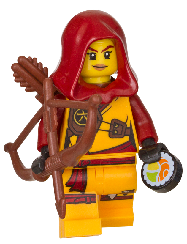 Lego red hair for Ninjago Skylor minifigure new 2017 