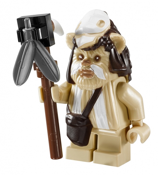 sw338 aus 7956 10236 Ewok Attack Village Ewok LEGO STAR WARS Figur Logray 
