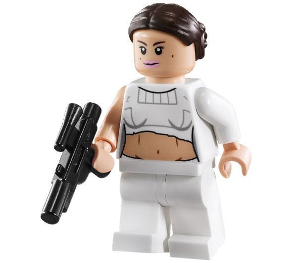 Lego Figur Star Wars Padme Naberrie Amidala sw025 no hair 7131 7171 