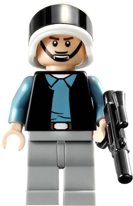 LEGO STAR WARS REBEL TROOPER MINIFIGURE wBlaster 2008 7668 10198 Force Darth 