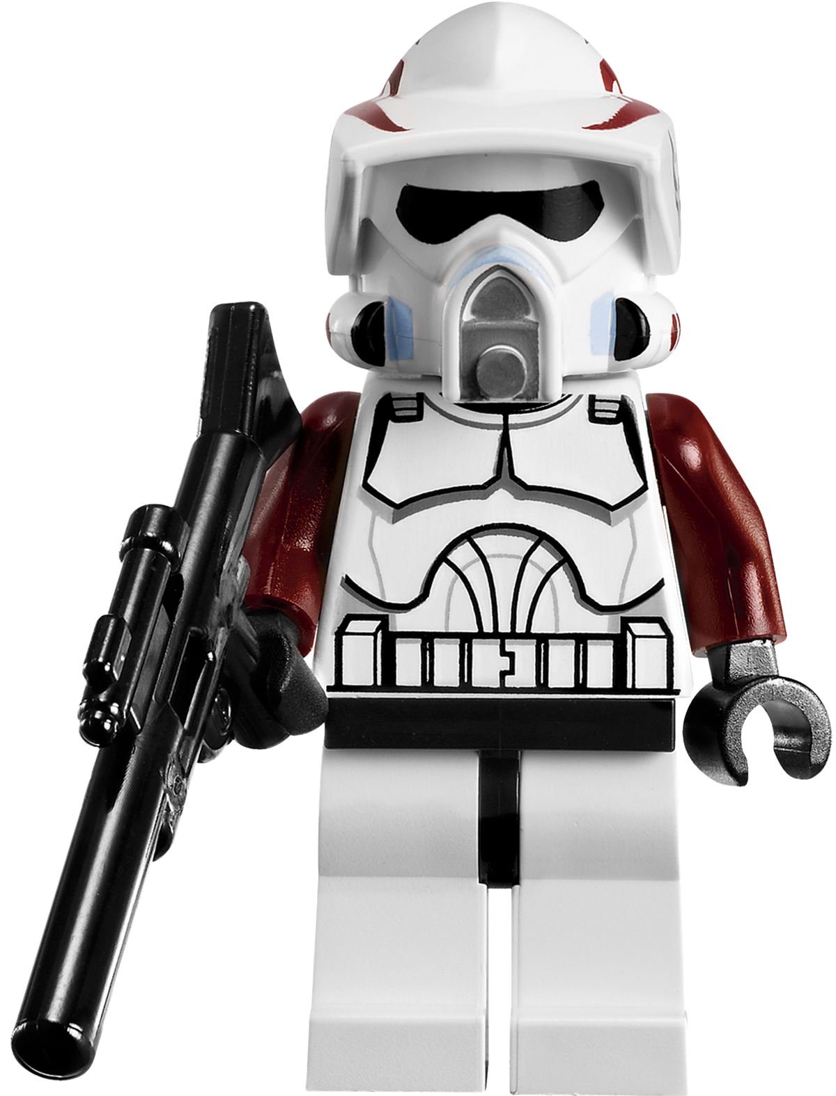 White Helmet Clone Trooper w/ Sand Green Markings Minifig LEGO Star Wars