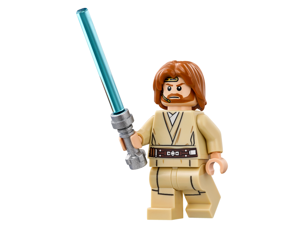 Black Hand Luke Skywalker Jedi Master Hood Lego Star Wars Minifigure Cape and Lightsaber