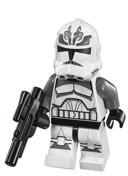 Lego Star Wars phase 2 Wolfpack Trooper aus 75045 mit exklusivem Print 