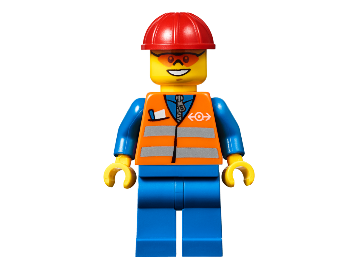 Road worker (2018) - Brickipedia, the LEGO Wiki