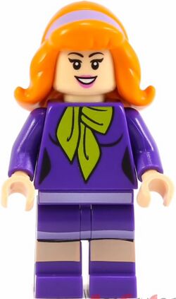 Female NEW LEGO Figure Hair Daphne Blake Orange x 1-75903 75904 Mansion